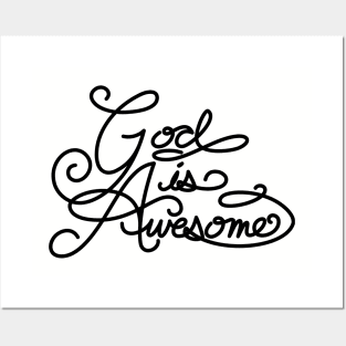 God is Awesome Posters and Art